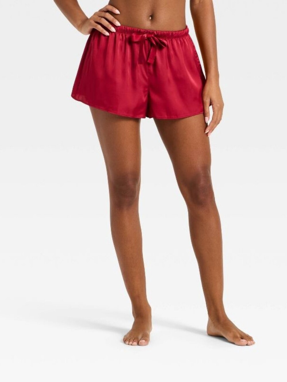 Auden Women's Satin Pajama Shorts